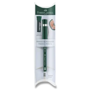 Faber-Castell Castell 9000 Perfect Pencil Graphitstift - mit Radiergummi